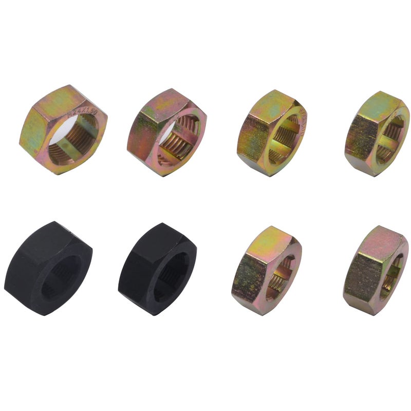 VKALTUL 8pcs Axle Spindle Rethreading Tool Set, Thread Chaser Set, Thread Repair Tool M20,22,24 13/16 3/4 x20UNEF - Image 2